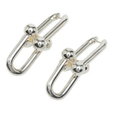 ティファニー ハードウェア エクストララージ リンク ピアス SV925 シルバー レディース TIFFANY&Co. 【中古】